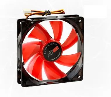 AIREN FAN RedWings120 ventilátor / svítící LED / 120 x 120 x 25mm / 14.9 dBA / červená