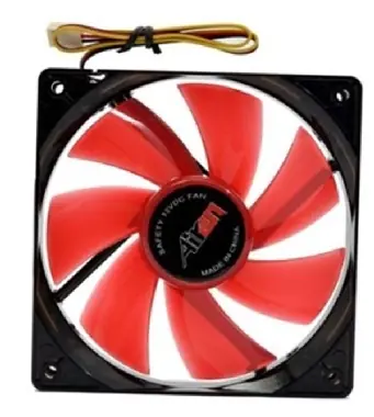 AIREN FAN RedWings140 ventilátor / svítící LED / 140 x 140 x 25mm / 14.6 dBA / červená