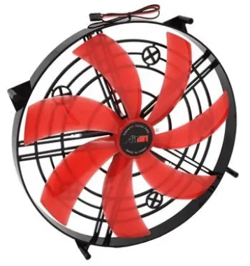 AIREN FAN RedWingsGiant LED 300 ventilátor červená / 300 x 300 x 30mm