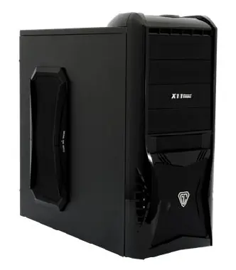 AIREN GameComp 1 / Case / bez zdroje / ATX / USB 2.0 / HD audio / černá