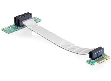 Delock Riser card PCI Express x1 / flexibilní kabel / vkládání vlevo