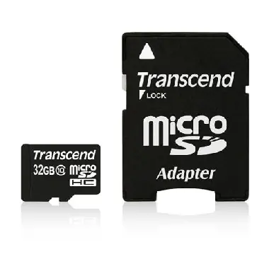 Transcend Micro SDHC karta 32GB Class 10 + adaptér