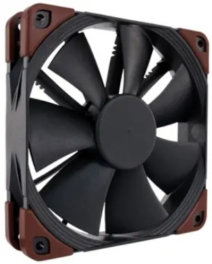 Noctua NF-F12 industrialPPC-3000 PWM / 120mm / SSO2 Bearing / 43.5dB @ 3000RPM / 187m3h / 7.63mm H2O / 0.3A / 4-pin