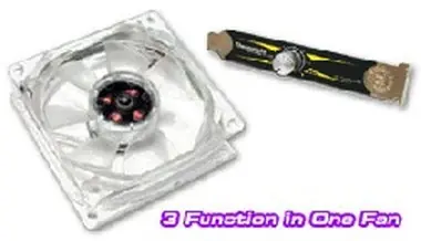 THERMALTAKE A2016 SMART LED FAN  Blue / Větráček 80x80x25mm / 4800RPM