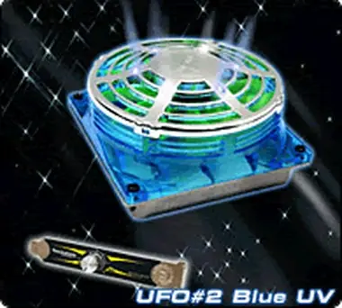 THERMALTAKE A2218 UFO FAN Blue UV / Větráček 90x90x38mm / 1300-3600RPM
