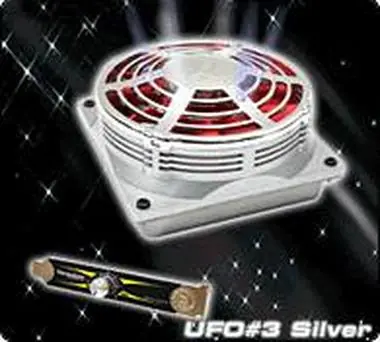 THERMALTAKE A2219 UFO FAN Silver / Větráček 90x90x38mm / 1300-3600RP