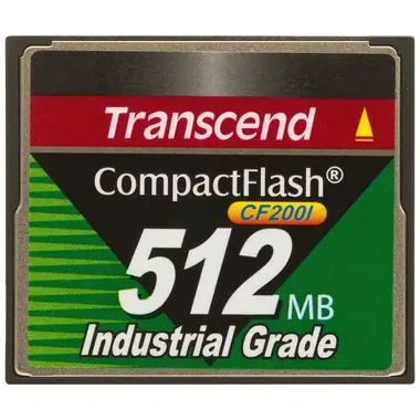 Transcend Compact Flash karta 512MB 200x / pro průmyslové využití