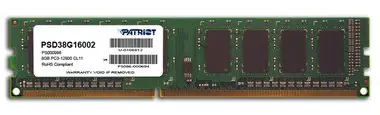 Patriot 8GB (1x8GB) 1600MHz / DDR3 / CL11 / DIMM / 1.5V