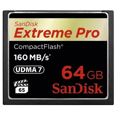 SanDisk Compact Flash Extreme 64GB / rychlost až 160MB/s