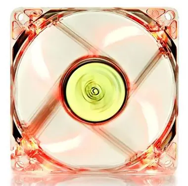 DEEPCOOL XFAN 80L/R CASE FAN / chlazení pro CASE / 80x80x25mm / červený