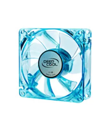 DEEPCOOL XFAN 80U B/G CASE FAN / chlazení pro CASE / 80x80x25mm / žlutý