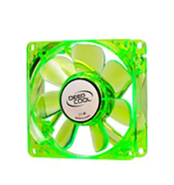 DEEPCOOL XFAN 80U G/B CASE FAN / chlazení pro CASE / 80x80x25mm / zelený