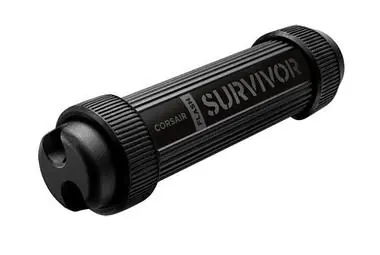 Corsair Flash Survivor Stealth 128GB černá / FlashDisk / USB 3.2 Gen 1 - (USB-A 3.0)