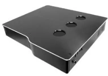 SILVERSTONE SST-LC09B Lascala / PC skříň / mini-ITX / 60W zdroj + externí AC adaptér / USB 2.0 / černá