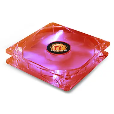 THERMALTAKE  AF0027 Thunderblade Fan / 80x80 / LED / Red / 2000RPM / kluzné ložisko / červená LED