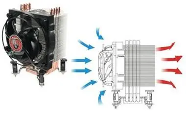 THERMALTAKE TMG i1  (CL-P0370) / tichý chladič CPU / 4 heatpipe / pro Intel LGA 775