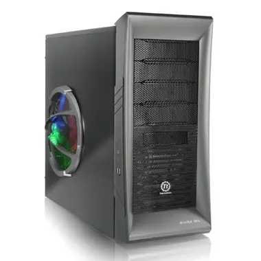 THERMALTAKE VI6001BNS STRIKE MX / midi tower / USB 2.0 / bez zdroje / ATX  / černá