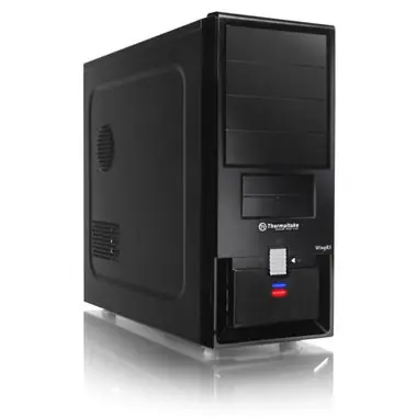 THERMALTAKE VJ70001N2Z Wing RS 200 / midi tower / USB 2.0 / bez zdroje / ATX  / černá