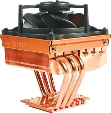 THERMALTAKE CL-P0268 MiniTyphoon / aktivní CPU chladič / měděná pasivní část / 6 heatpipe / pro AMD a Intel 