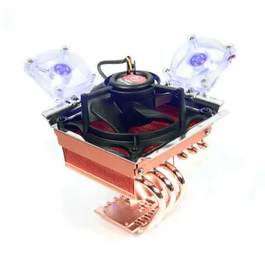 THERMALTAKE CL-P0343 MiniTyp 90 Value Pac / aktivní CPU chladič / 6x heatpipe / pro AMD a Intel / LGA 775, AM2, K8