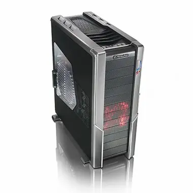 THERMALTAKE VI90001W2Z Spedo Advance / BigTower / Bez zdroje / USB 2.0 / průhledná bočnice /  ATX / černá