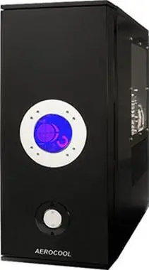 AeroCool CoolView Case BK / PC skříň / Bez zdroje / černá