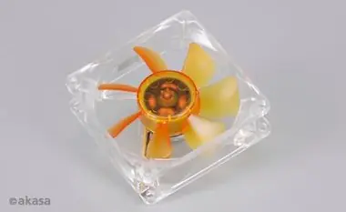 AKASA AK-182-L2B / 80mm ventilátor / 1800RPM / 20dB(A) / 2x kuličkové ložisko 