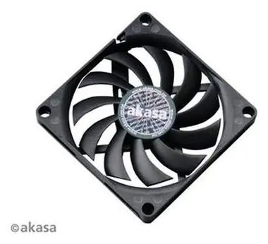 AKASA AK-FN076 / 80mm ventilátor / 27dB(A) / vhodný pro HTPC