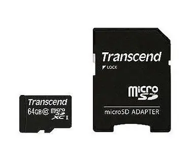 Transcend Micro SDXC 64GB / Micro SDXC / 64GB / Class 10 UHS-1
