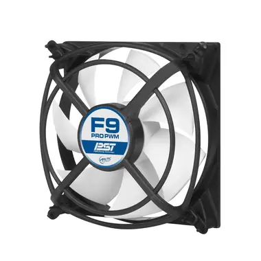 ARCTIC F9 PRO PWM PST / 92 mm / Fluid Dynamic Bearing / 0.4 Sone @ 2000 RPM / 66.3 m3h / 4-pin