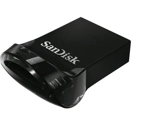 SanDisk Ultra Fit 64 GB / Flash disk / USB3.1 / 130 MB/s / černá