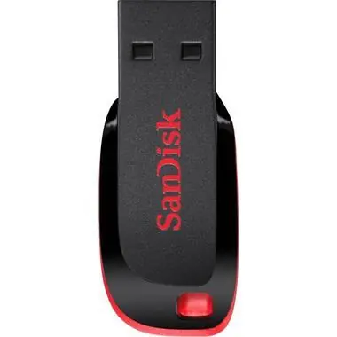 SanDisk Cruzer Blade 128 GB / Flash Disk / USB 2.0 / zápis: 7MB/s; čtení: 18MB/s / černá