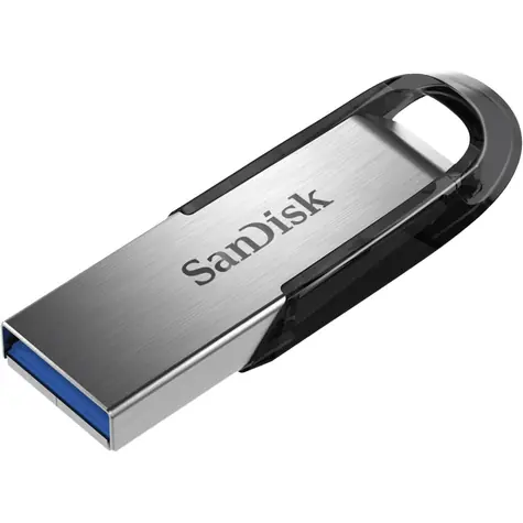 SanDisk Ultra Flair 128 GB / Flash disk / USB3.0 / 150 MB/s / stříbrná / doprodej