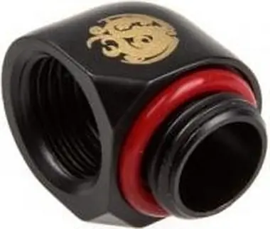 BitsPower 90° Adapter - karbonově černý