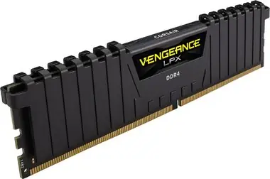Corsair Vengeance LPX Black 8GB (1x8GB) 2400MHz / DDR4 / PC4-19200 / CL16-16-16-39 / 1.2V / XMP 2.0 / s chladičem