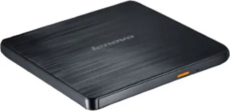 Lenovo Slim USB vypalovačka DB65 / USB 2.0 / černá