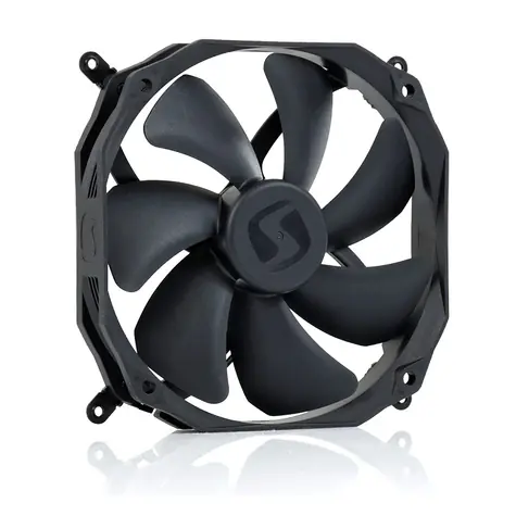 SilentiumPC SIGMA Pro 140 PWM / přídavný ventilátor / 140mm / ultratichý 22dBa / doprodej