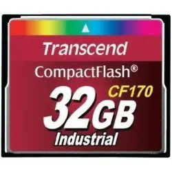 Transcend CF170 32GB / CF CARD / UDMA0-5 / MDMA0-2 / PIO0-6 / R:90MBs / W:60MBs