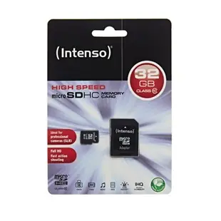 INTENSO micro SDHC karta 32GB Class 10 + SD adaptér