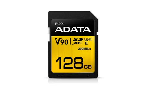ADATA Premier One SDXC karta 128GB / UHS-II U3 Class 10 / R: 290MB/s / W: 260MB/s