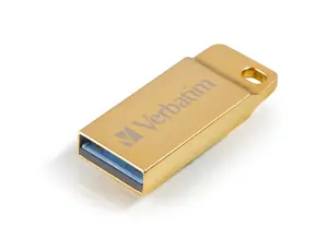 Verbatim Store 'n' Stay Nano 64GB zlatá / Flash Disk / USB 3.0 / čtení: 80MBs / zápis: 25MBs