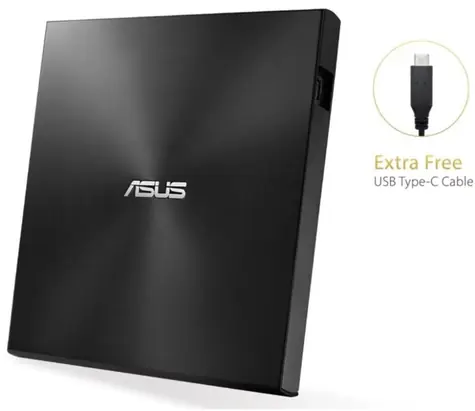 ASUS SDRW-08U9M-U černá / slim / USB 2.0 / USB-C