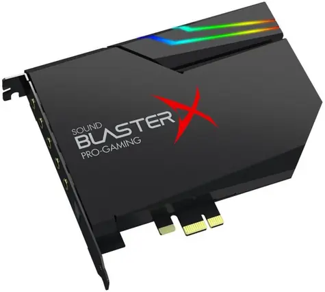 Sound BlasterX AE-5 černá / Zvuková karta 7.1 / 32bit / PCIe / molex