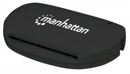 Manhattan Čtečka karet SIM / kontaktní / černá / USB 2.0.