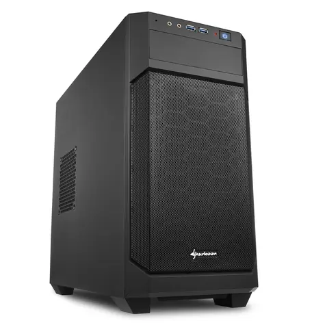 Sharkoon V1000 černá / Micro ATX / 2x USB 3.0 / 3x 120 mm / Bez zdroje