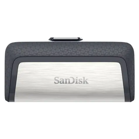 SanDisk Ultra Dual 64 GB střibrno-černá / Flash Disk / 64 GB / USB 3.1 (A & Type-C) / rychlost až 150MBs /