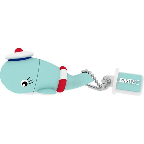EMTEC M337 Animalitos Whale 16GB / Flash disk / USB 2.0 / čtení: 15MBs / zápis: 5MBs