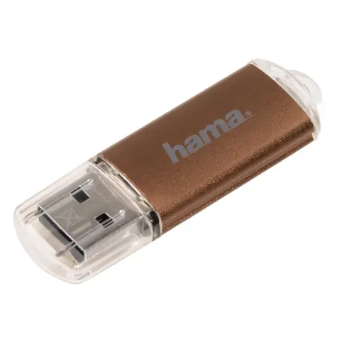 Hama Laeta 32GB hnědá / Flash disk / USB 2.0 / až 10 MBs