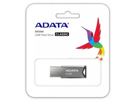 ADATA UV250 16GB stříbrná / Flash Disk / USB 2.0 