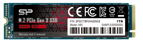 Silicon Power M.2 2280 A80 1TB / Interní SSD / 2.5